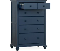 Pocasset 5-Drawer Chest - Denim
