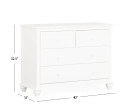 Pocasset 4-Drawer Chest - White