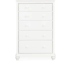 Pocasset 5-Drawer Chest - White