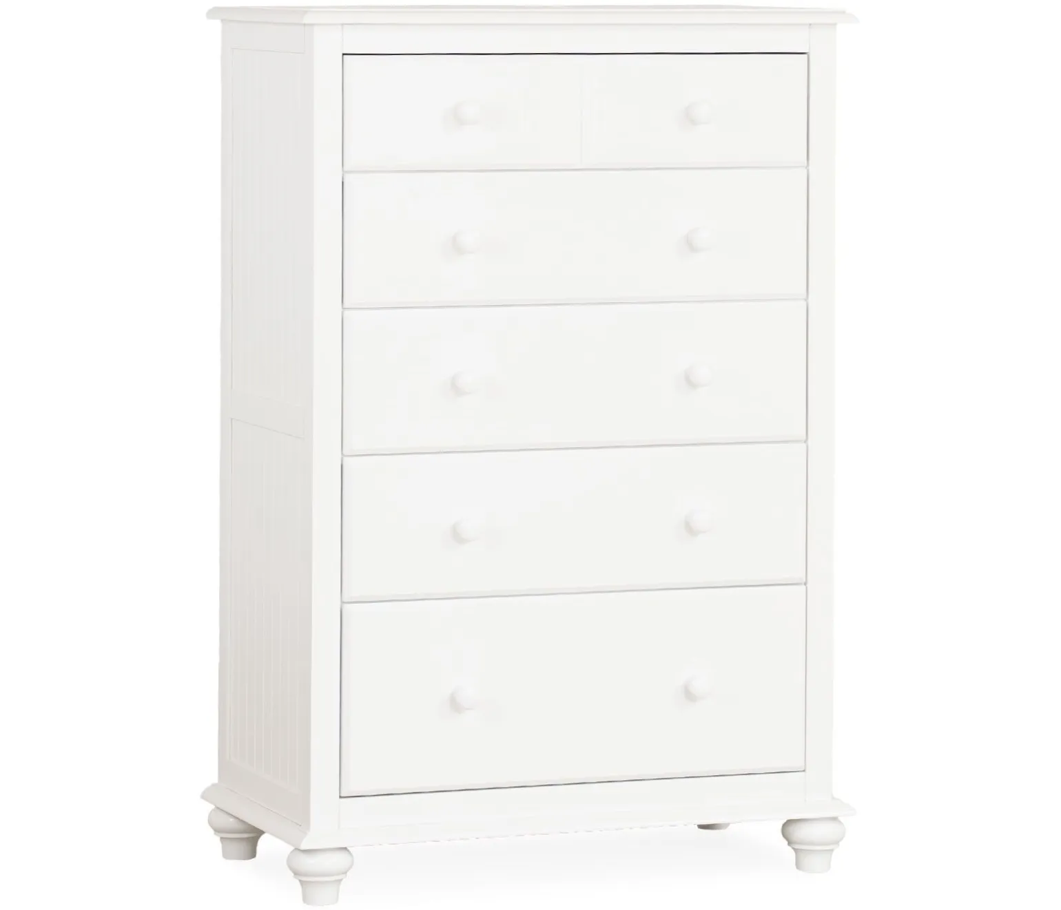 Pocasset 5-Drawer Chest - White