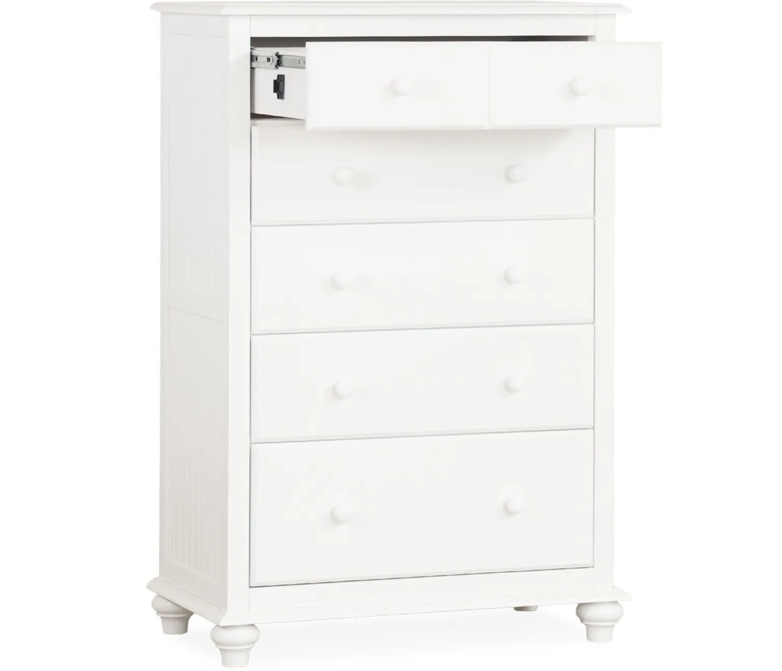 Pocasset 5-Drawer Chest - White