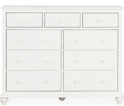 Pocasset 9-Drawer Dresser - White
