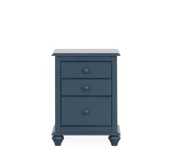 Pocasset 3-Drawer Nightstand - Celeste Navy