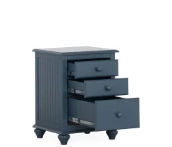 Pocasset 3-Drawer Nightstand - Celeste Navy