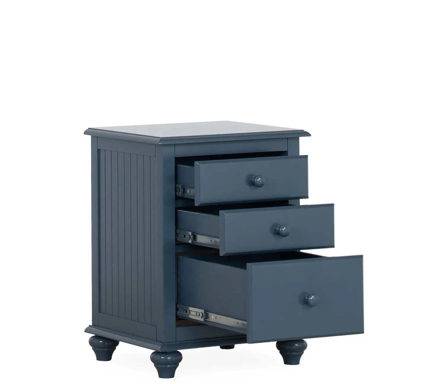 Pocasset 3-Drawer Nightstand - Celeste Navy