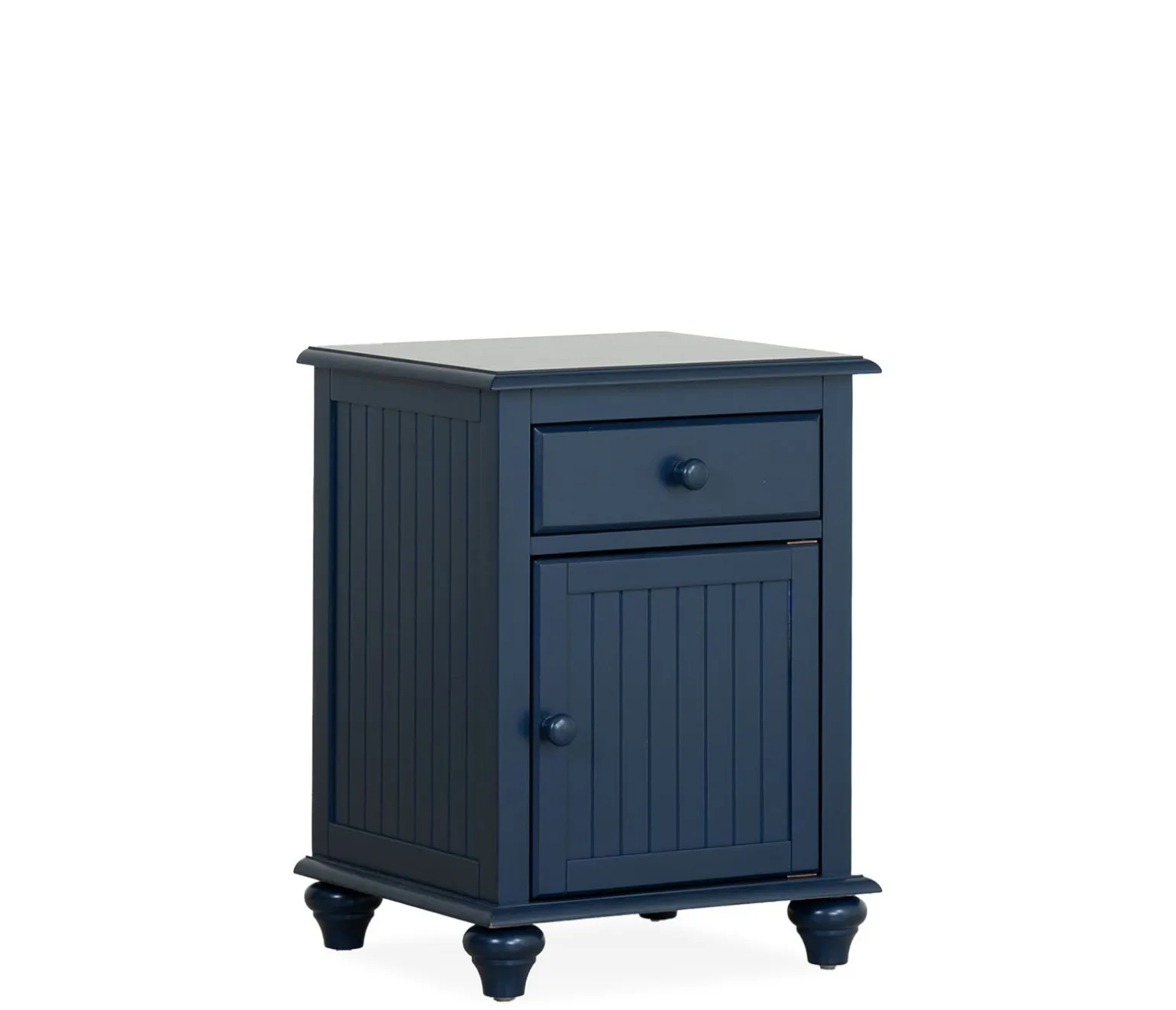 Pocasset 1-Drawer Nightstand - Denim