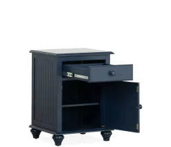 Pocasset 1-Drawer Nightstand - Denim