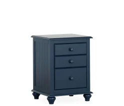 Pocasset 3-Drawer Nightstand - Denim