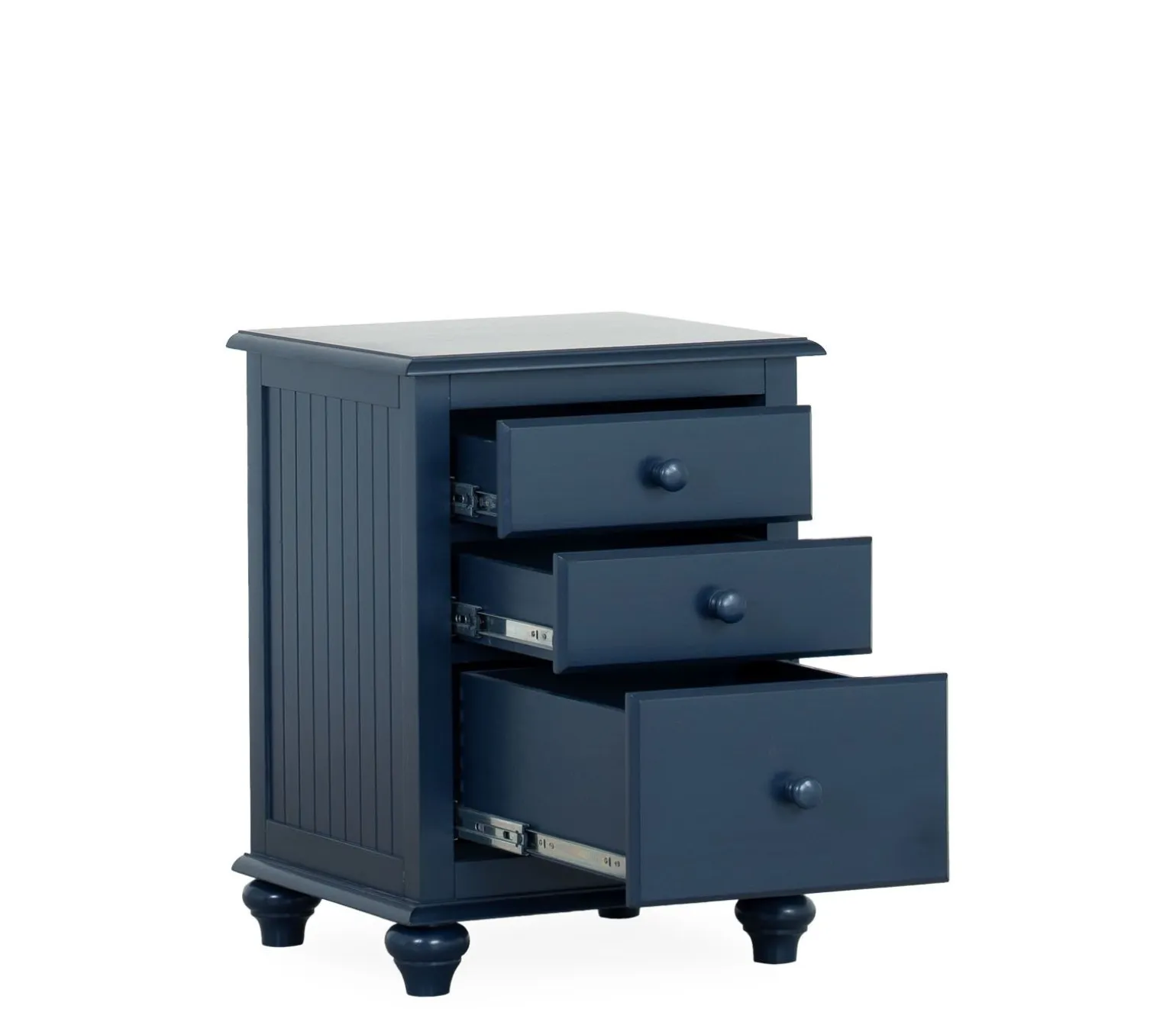 Pocasset 3-Drawer Nightstand - Denim