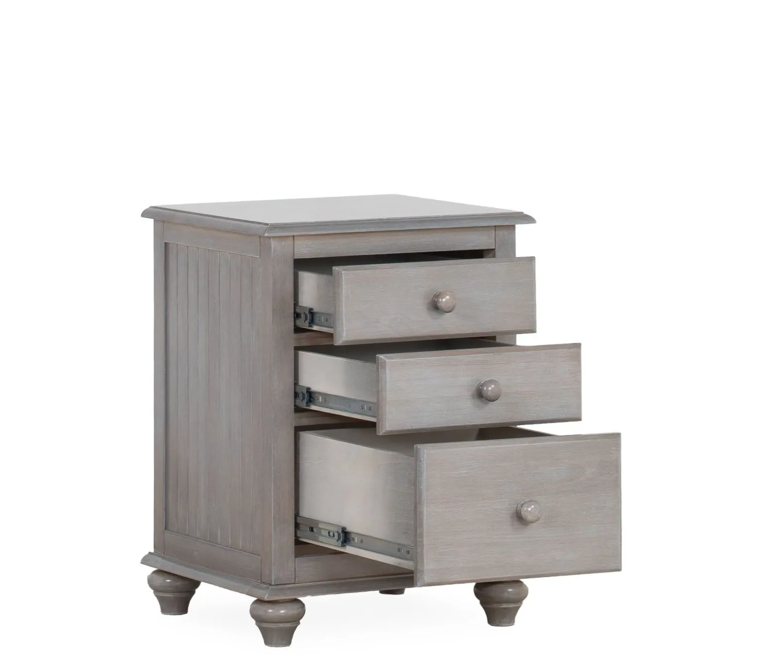Pocasset 3-Drawer Nightstand - Driftwood