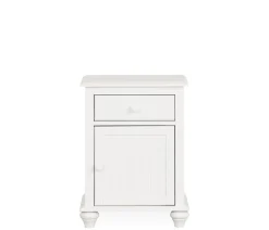 Pocasset 1-Drawer Nightstand - White
