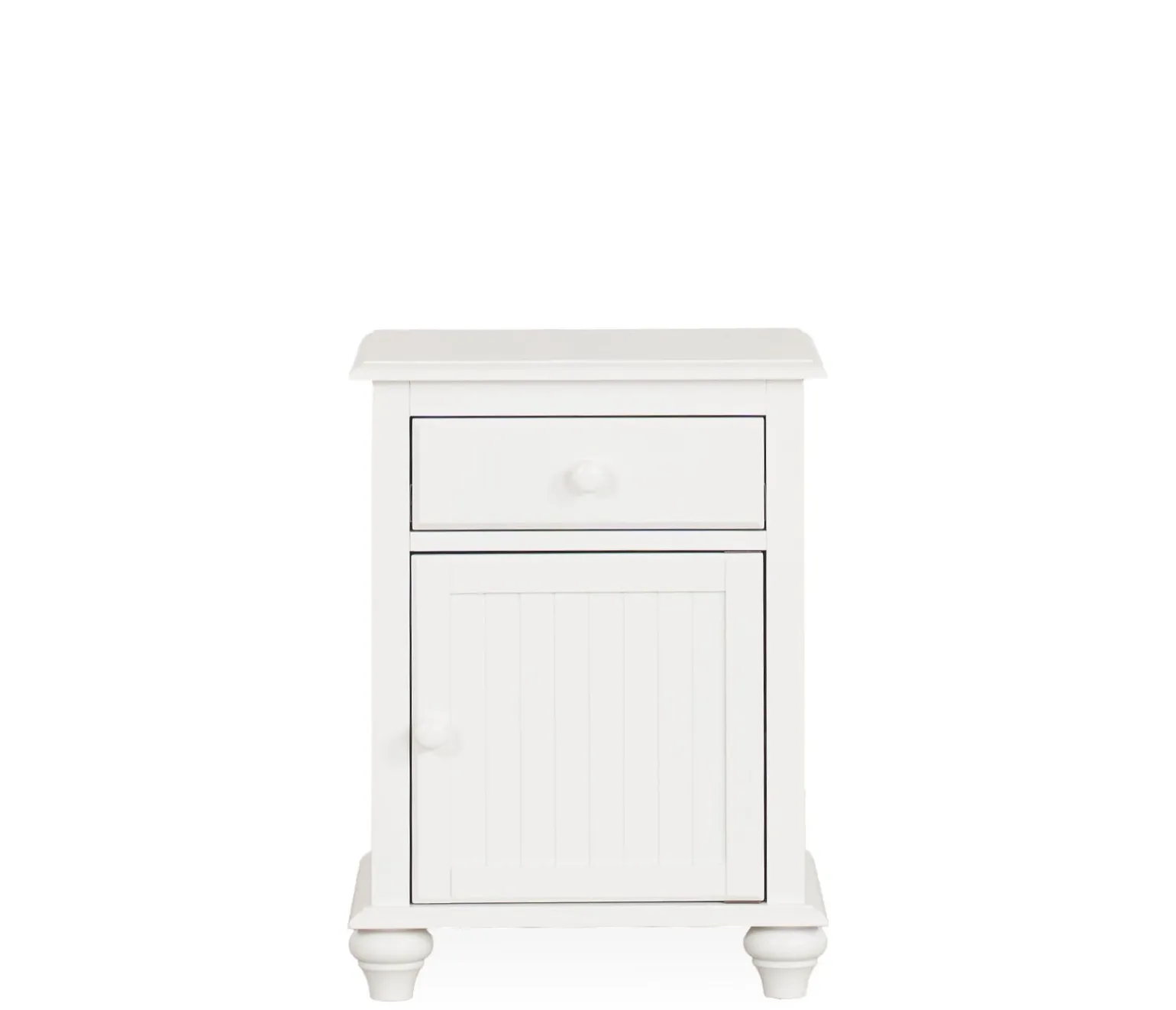 Pocasset 1-Drawer Nightstand - White