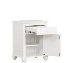 Pocasset 1-Drawer Nightstand - White