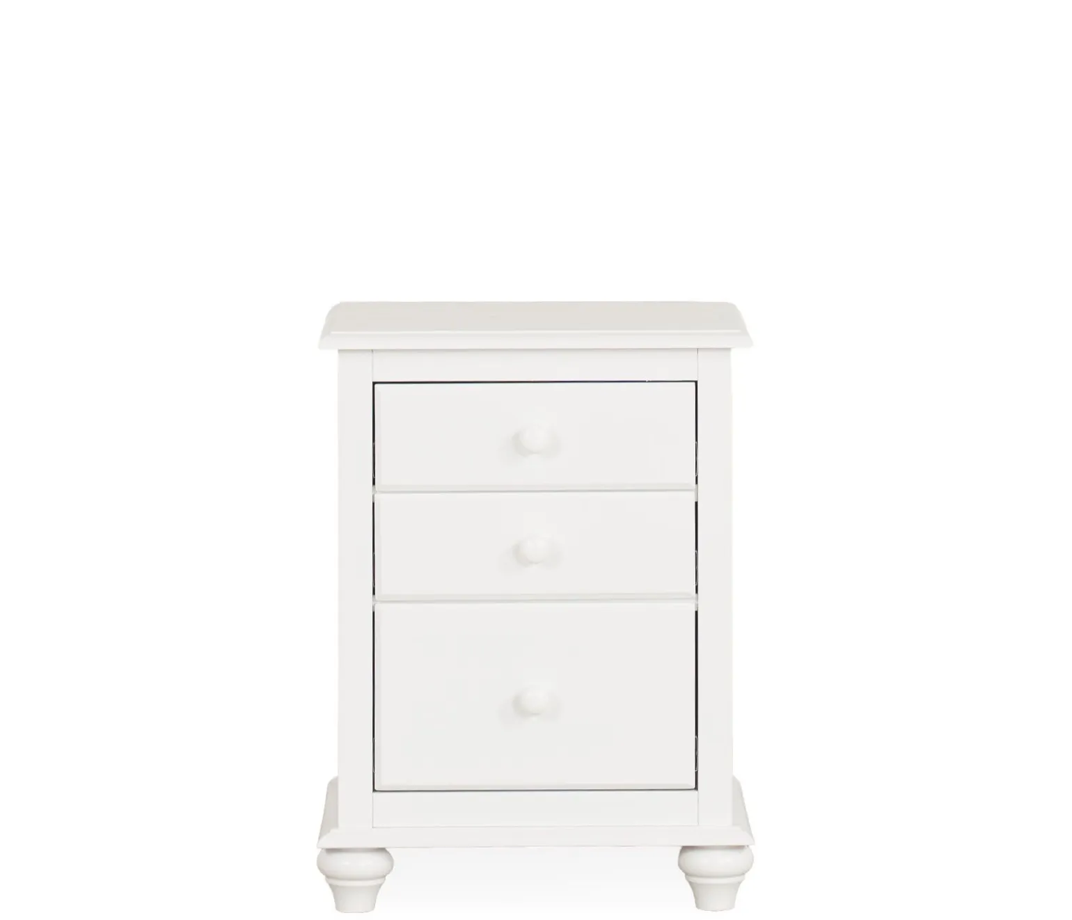 Pocasset 3-Drawer Nightstand - White