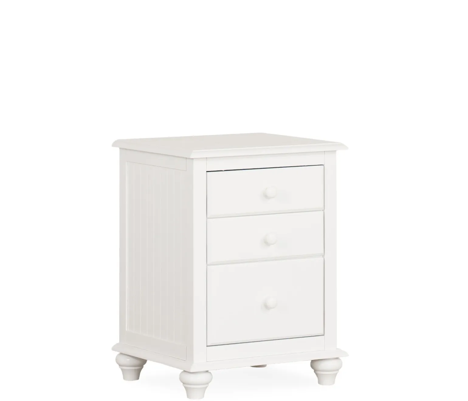 Pocasset 3-Drawer Nightstand - White