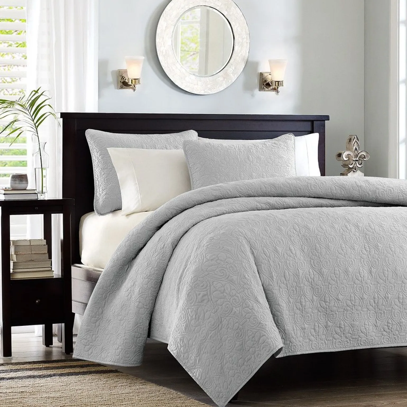 Quebec Reversible 3-Piece Coverlet Set - Full/Queen