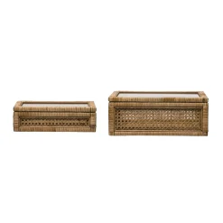 Rattan Box - Set of 2