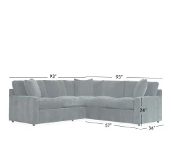 Rhodes 2-Piece Sectional - RSE with corner and LSE 2 seat end