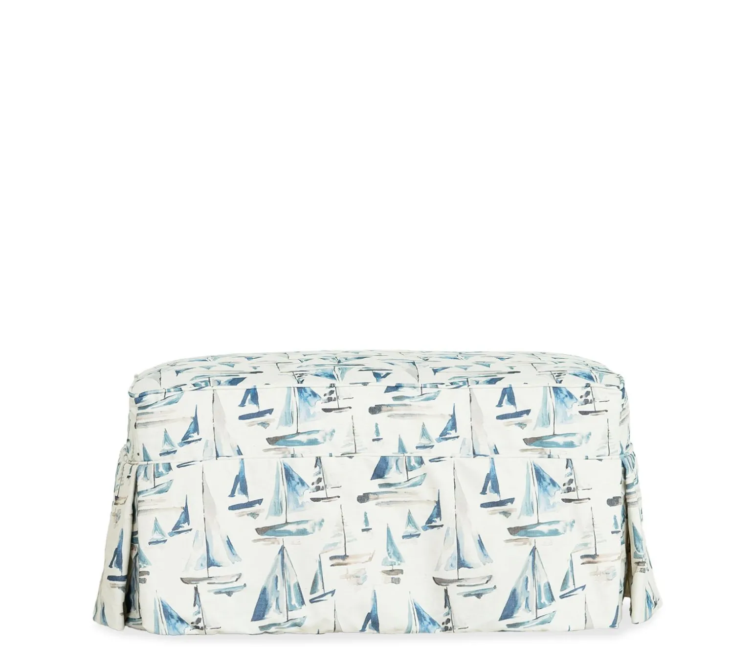 Sailor Slipcover Ottoman