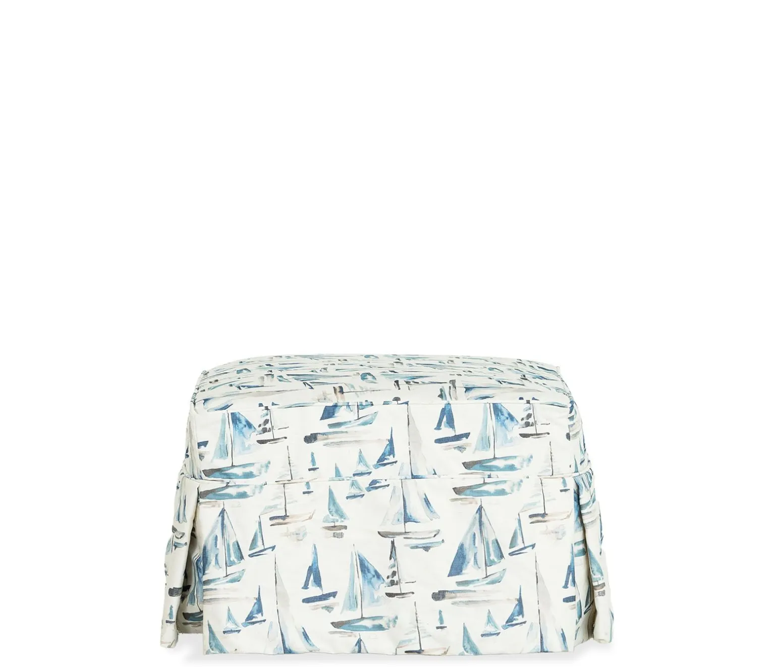 Sailor Slipcover Ottoman