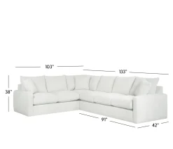 Santana 2-Piece Large Sectional - RSE 3 Seat Corner with LSE 3 Seat End