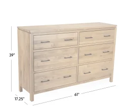 Seneca 6 Drawer Dresser
