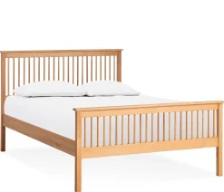 Shaker King Spindle Bed