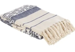 Slubby Throw - Navy