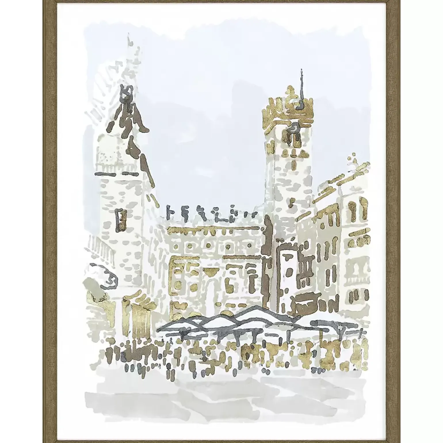 Street Scenes - Set of 4