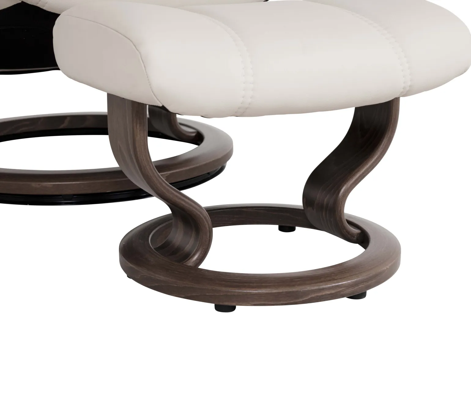 Stressless® Consul Large Classic Chair & Ottoman - Batick Cream