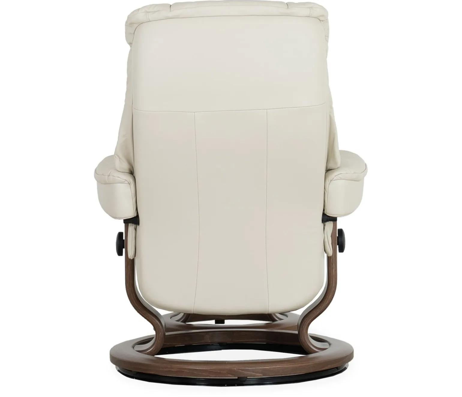 Stressless® Mayfair Small Classic Recliner & Ottoman - Paloma Light Grey