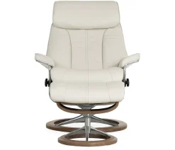 Stressless® Paul Medium Chair & Ottoman