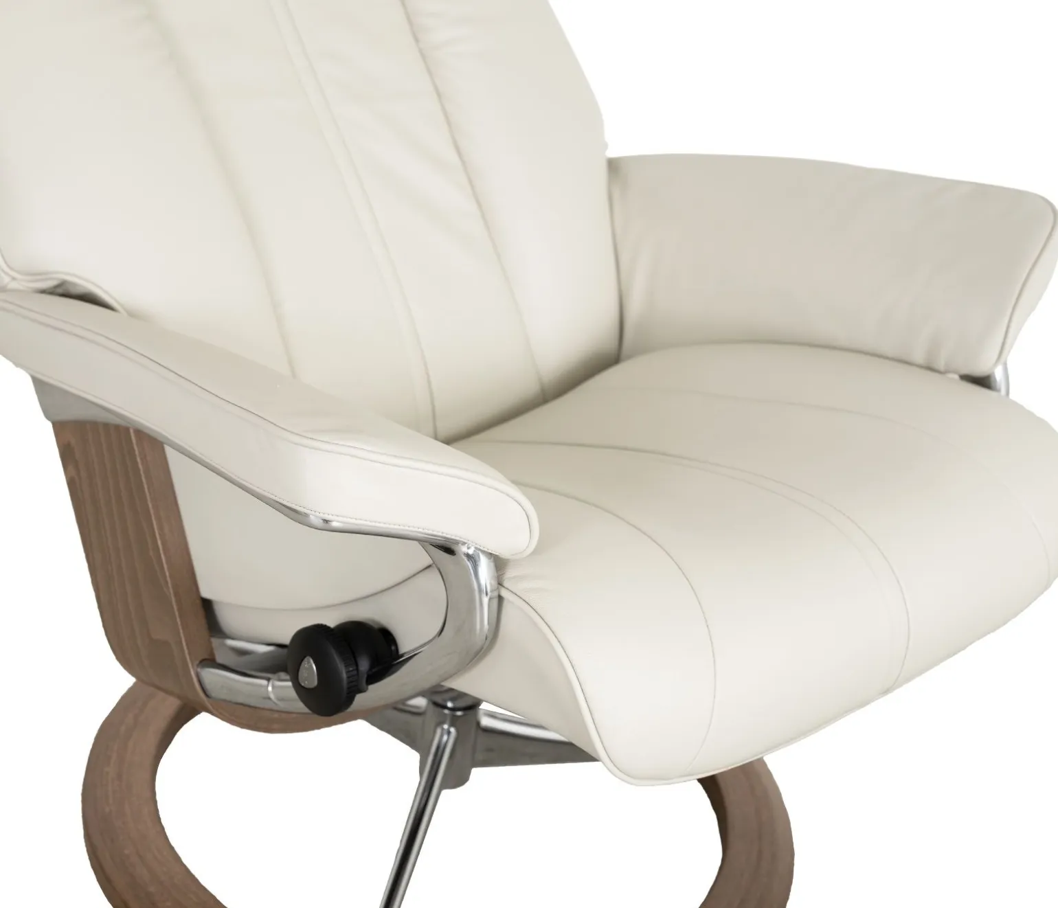 Stressless® Paul Medium Chair & Ottoman