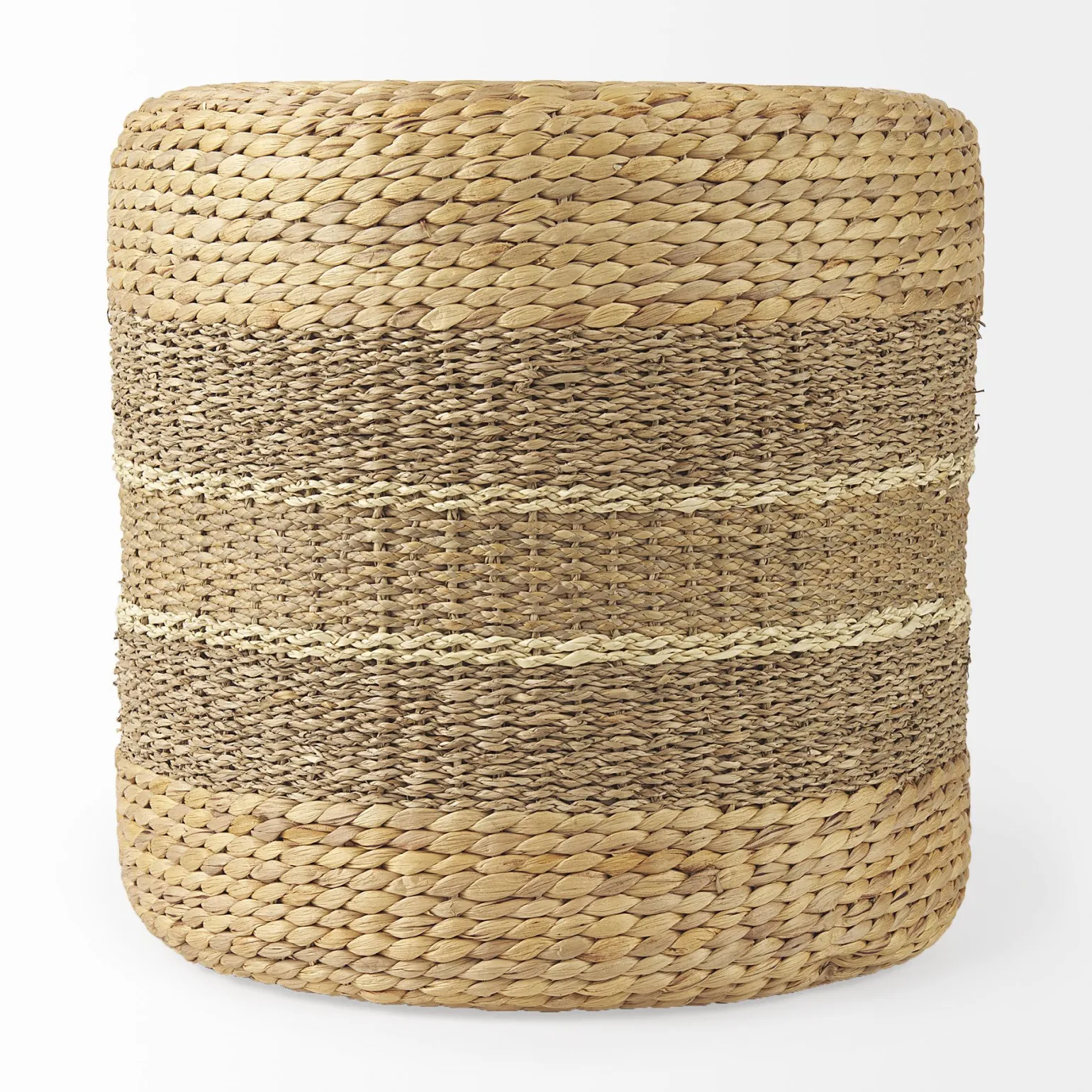 Striped Pouf