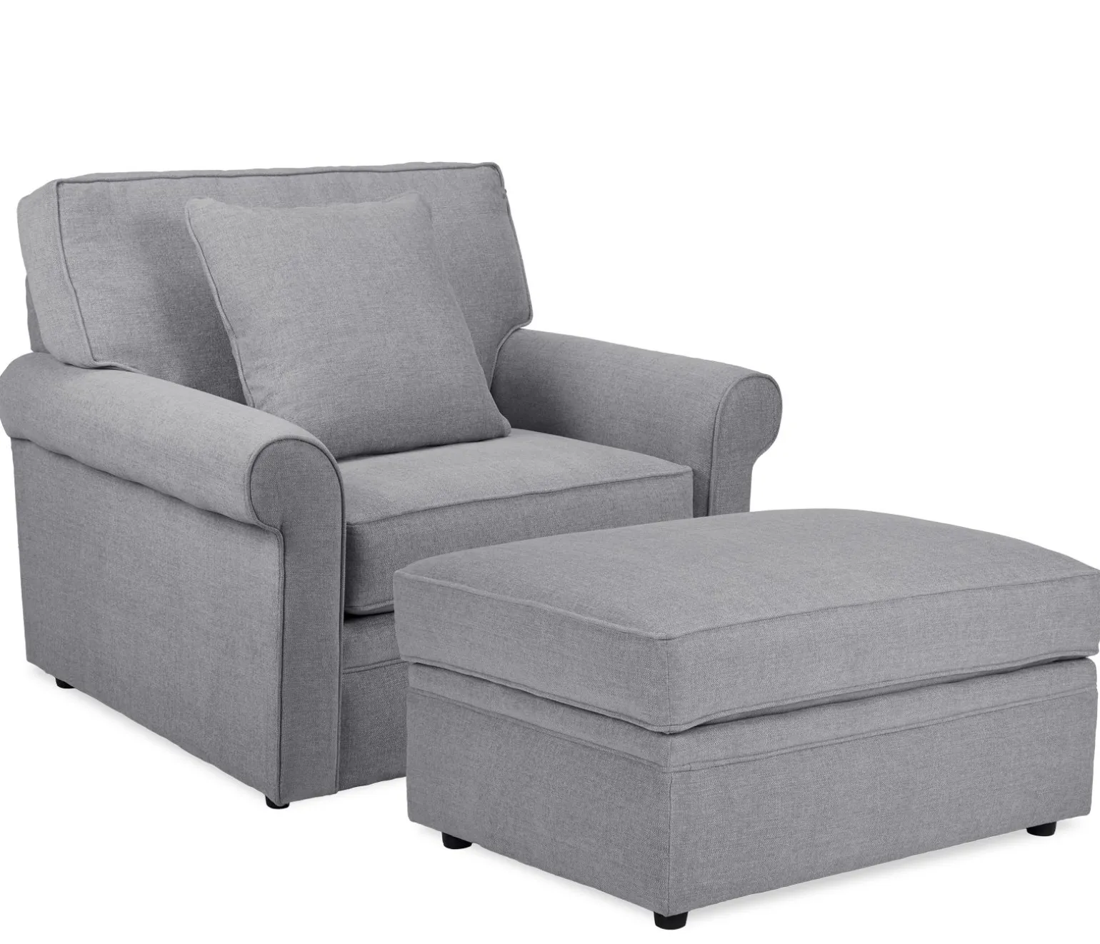Stuart Ottoman - Gray