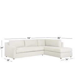 Styles 2-Piece Sectional - LHF Sofa & RHF Daybed