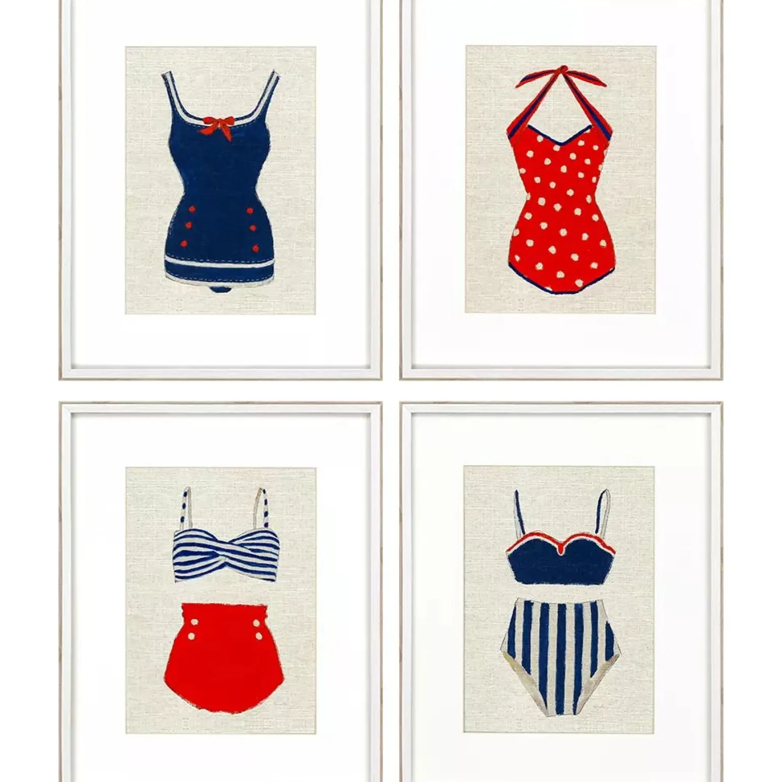 Swimsuits Red Set
