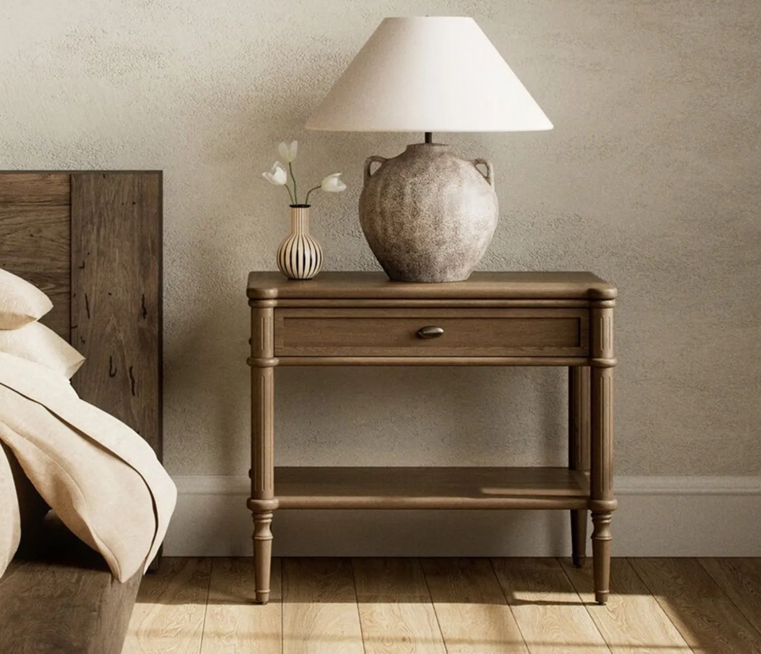 Toulouse 1-Drawer Nightstand