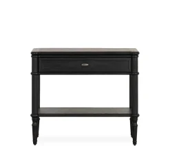 Toulouse 1-Drawer Nightstand - Black