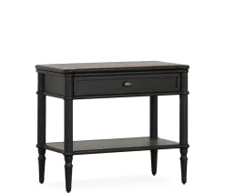 Toulouse 1-Drawer Nightstand - Black