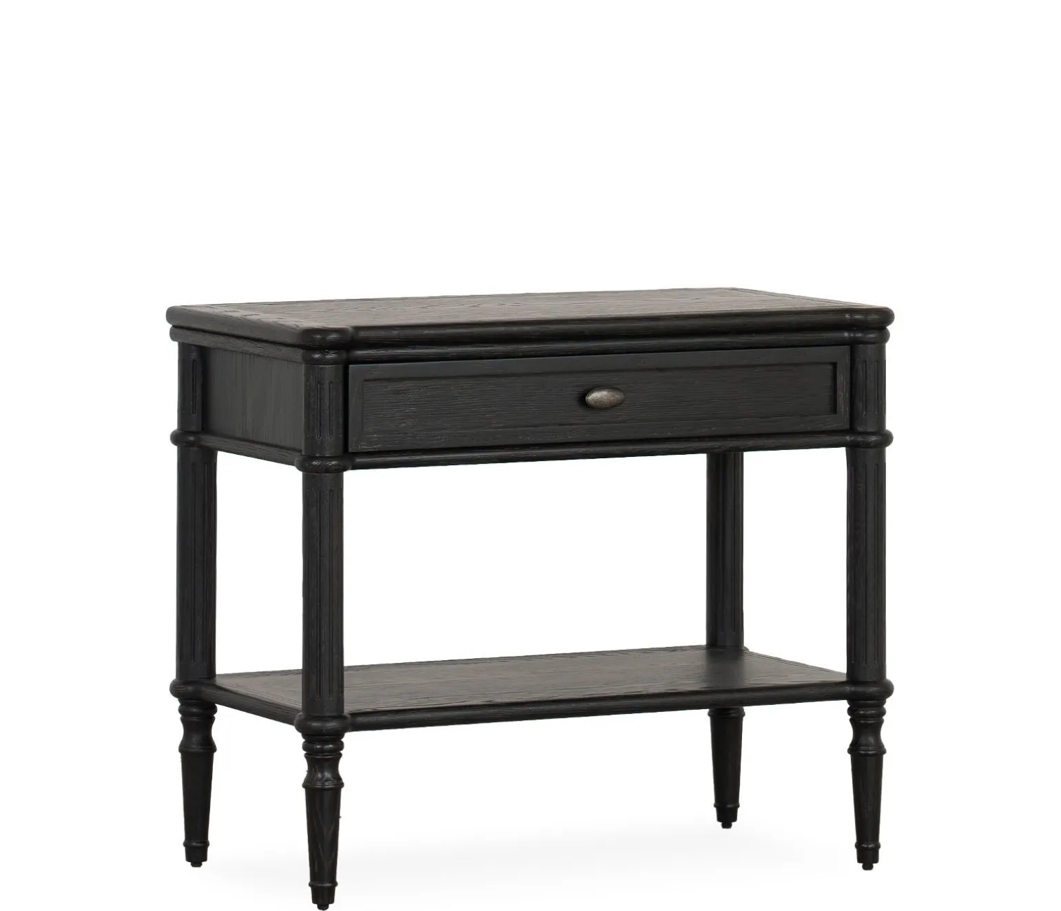 Toulouse 1-Drawer Nightstand - Black