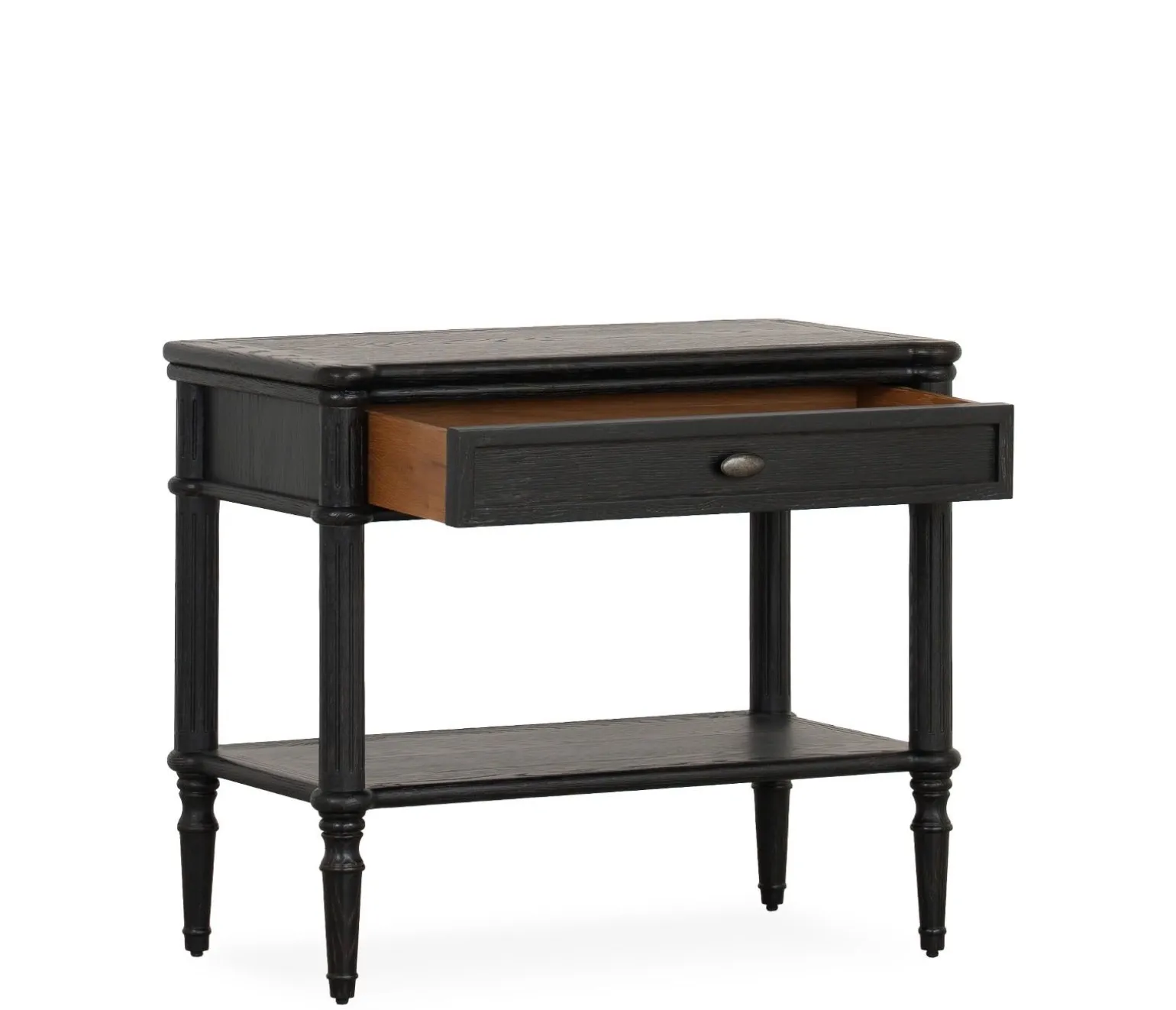 Toulouse 1-Drawer Nightstand - Black