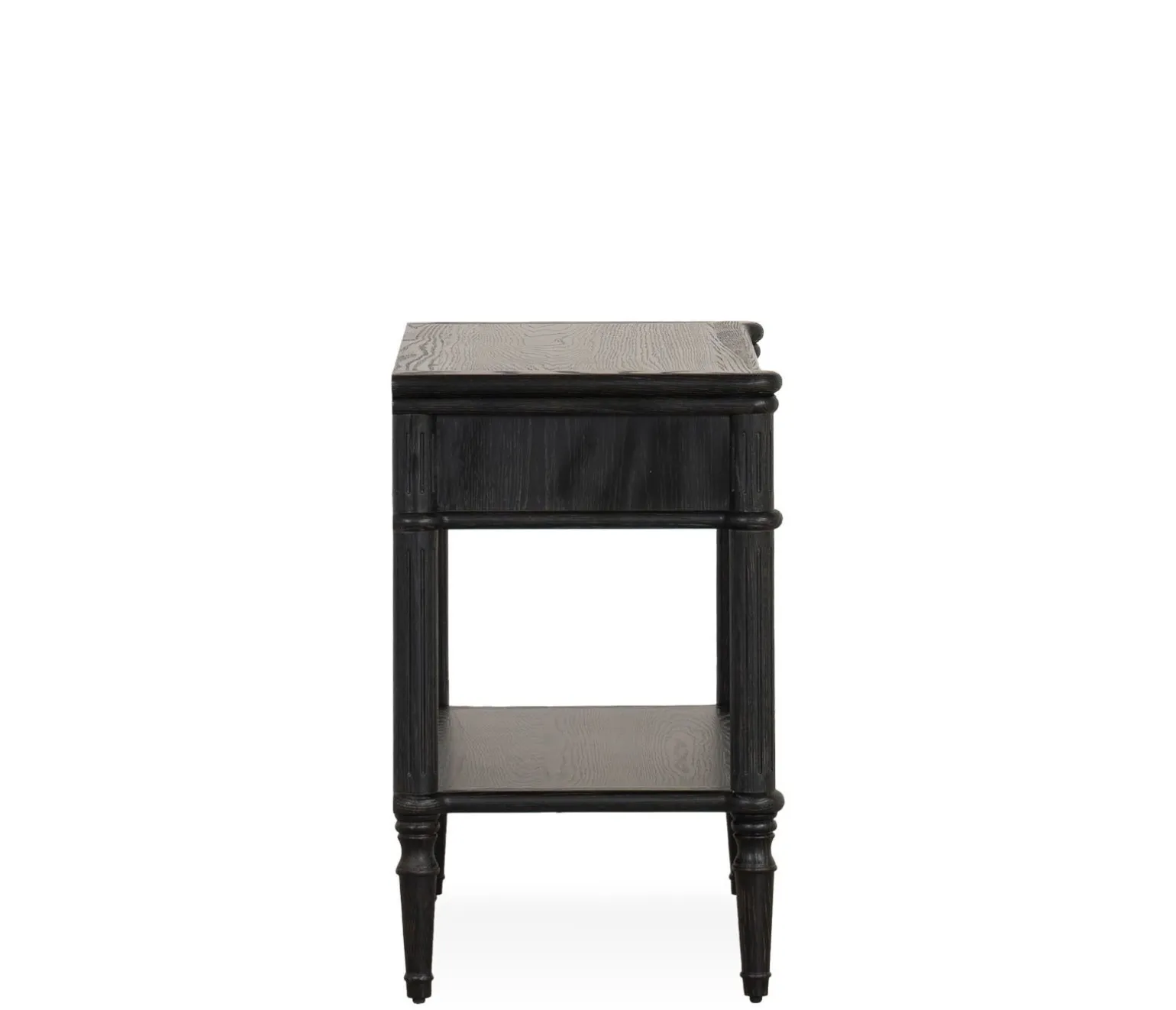 Toulouse 1-Drawer Nightstand - Black