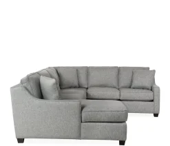 Twilight 3-Piece Sectional RHF Sofa w/ Armless Apt. Sofa, LHF Chaise