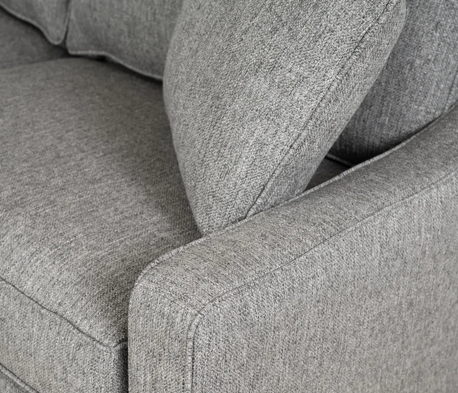 Twilight 3-Piece Sectional RHF Sofa w/ Armless Apt. Sofa, LHF Chaise