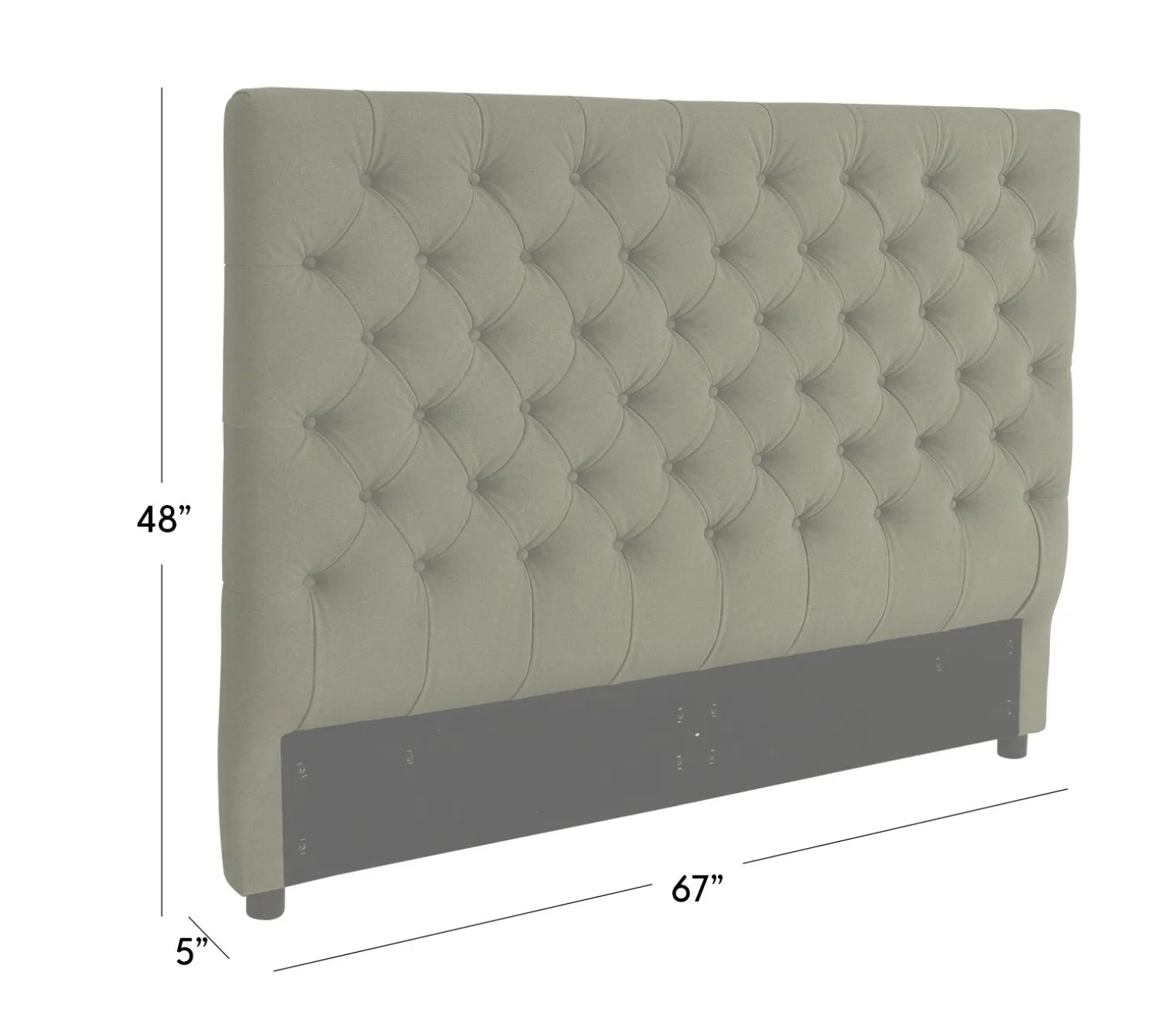 Vanna Tall Queen Headboard - Burleson Meadow