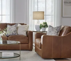 Ventura Leather Swivel Chair