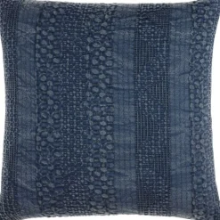 Waffle Navy Pillow