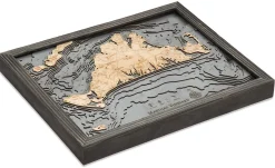 Wood Chart Grey – Martha's Vineyard