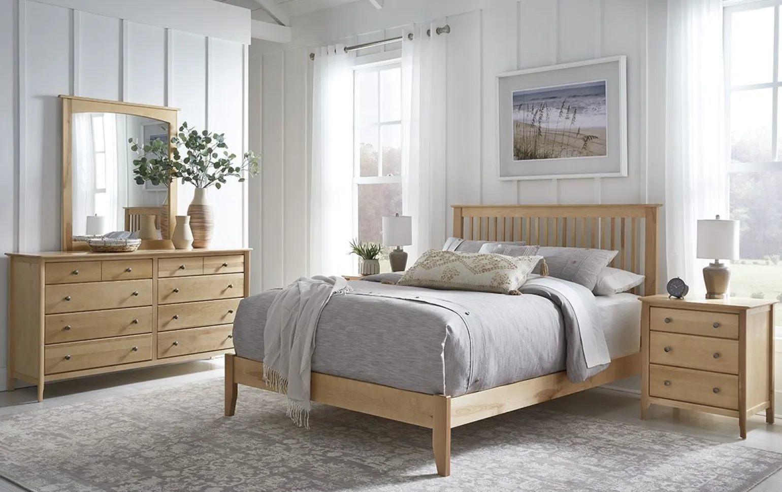 Woodstock Queen Slat Bed